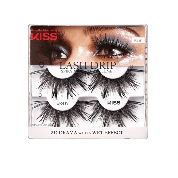 Kiss Lash Drip Spiky x Boosted Volume 2 Pack- New in Box - Picture 1 of 5